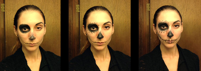 day of the dead makeup steps